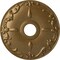 Ekena Millwork Kent Ceiling Medallion (Fits Canopies up to 5"), Hand-Painted Pale Gold, 18"OD x 3 1/2"ID x 1 1/4"P CM18KEPAS - alternate 1